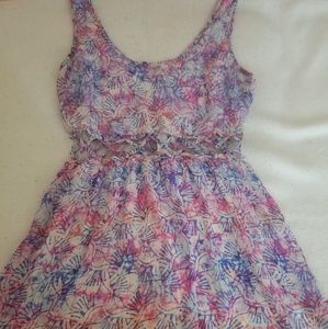 Aeropostale caged mini dress